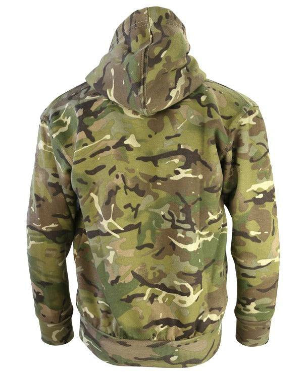 Kombat Kids Camo Hoodie – DPM, BTP & BTP Black | Fleece Lined, Full Zip - Borderland Muff
