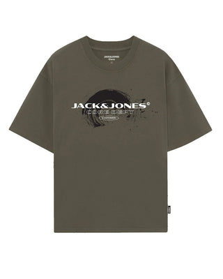 Buy vetiver Jack &amp; Jones JCOCONDOR Men’s Crew Neck T-Shirt – Regular Fit Better Cotton