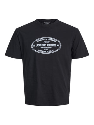 Jack & Jones JORYORK Men’s Crew Neck T-Shirt – Regular Fit Cotton Tee