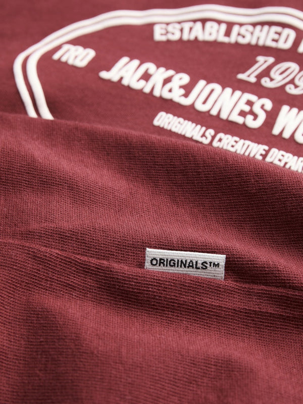 Jack & Jones JORYORK Men’s Crew Neck T-Shirt – Regular Fit Cotton Tee - Borderland Muff