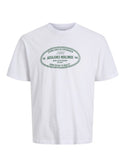 Jack & Jones JORYORK Men’s Crew Neck T-Shirt – Regular Fit Cotton Tee - Borderland Muff