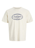Jack & Jones JORYORK Men’s Crew Neck T-Shirt – Regular Fit Cotton Tee - Borderland Muff