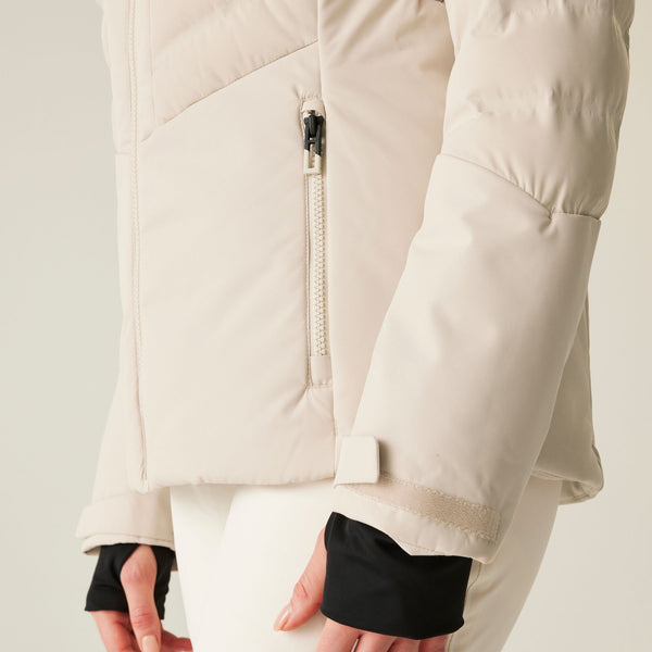 Dare 2b Women’s Gliding Waterproof Ski Jacket – ARED 10/10 Recycled, Insulated - Borderland Muff