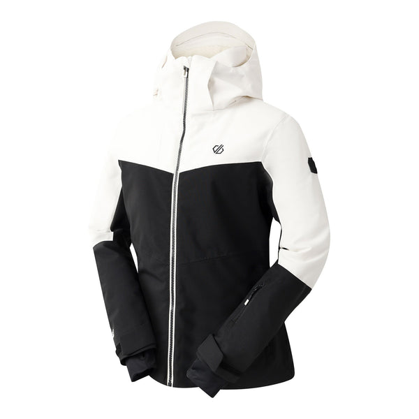 Dare 2b Women’s Iced Waterproof Ski Jacket – ARED 30/30 Recycled, Insulated - Borderland Muff