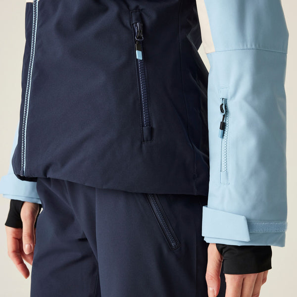 Dare 2b Women’s Iced Waterproof Ski Jacket – ARED 30/30 Recycled, Insulated - Borderland Muff