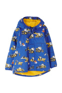 Kids Lighthouse Finlay Waterproof Jacket | JCB & Farming Print - Borderland Muff