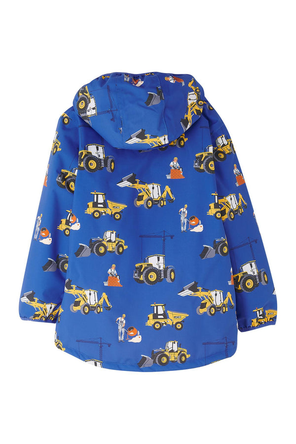 Kids Lighthouse Finlay Waterproof Jacket | JCB & Farming Print - Borderland Muff