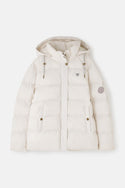 Ladies Lighthouse Margot Short Padded Jacket | Sage, Navy & Cream - Borderland Muff