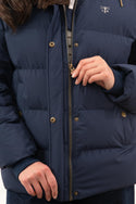 Ladies Lighthouse Margot Short Padded Jacket | Sage, Navy & Cream - Borderland Muff