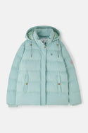 Ladies Lighthouse Margot Short Padded Jacket | Sage, Navy & Cream - Borderland Muff
