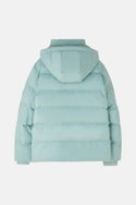 Ladies Lighthouse Margot Short Padded Jacket | Sage, Navy & Cream - Borderland Muff