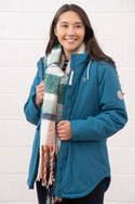 Ladies Lighthouse Tess Waterproof Jacket | Insulated Mid-Hip Length - Borderland Muff