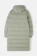 Ladies Lighthouse Savannah Long Padded Coat | Pine, Brushwood & Cocoa - Borderland Muff