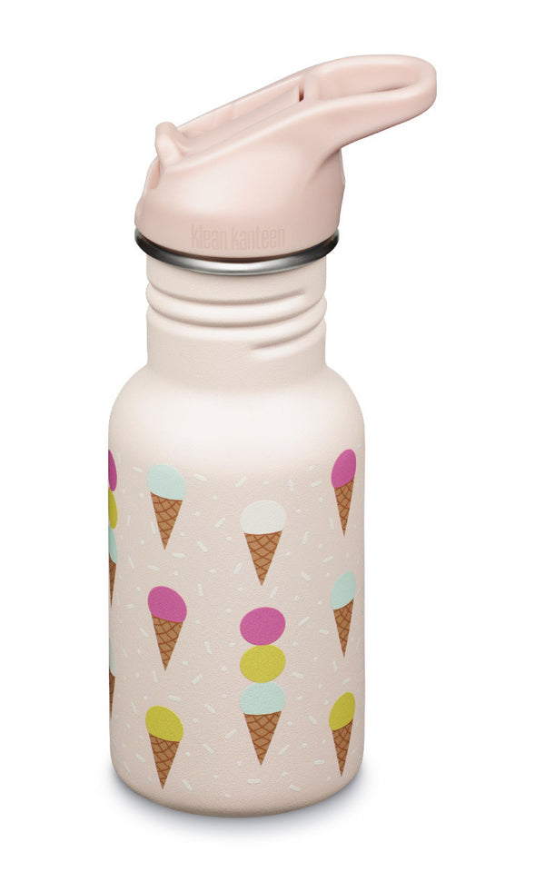 Klean Kanteen Kids Classic 355ml Water Bottle – Leakproof Flip Cap, BPA-Free Stainless Steel - Borderland Muff