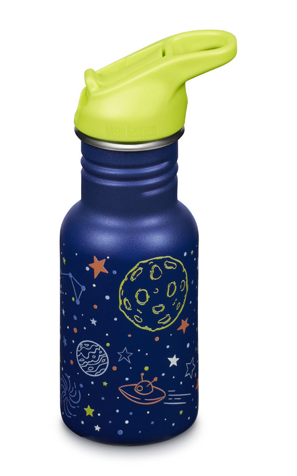 Klean Kanteen Kids Classic 355ml Water Bottle – Leakproof Flip Cap, BPA-Free Stainless Steel - Borderland Muff
