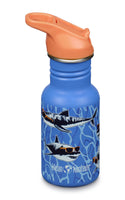 Klean Kanteen Kids Classic 355ml Water Bottle – Leakproof Flip Cap, BPA-Free Stainless Steel - Borderland Muff