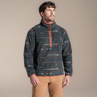 Craghoppers Men’s Rawthey Half Zip Fleece – National Trust Edition, Recycled Borg Fabric