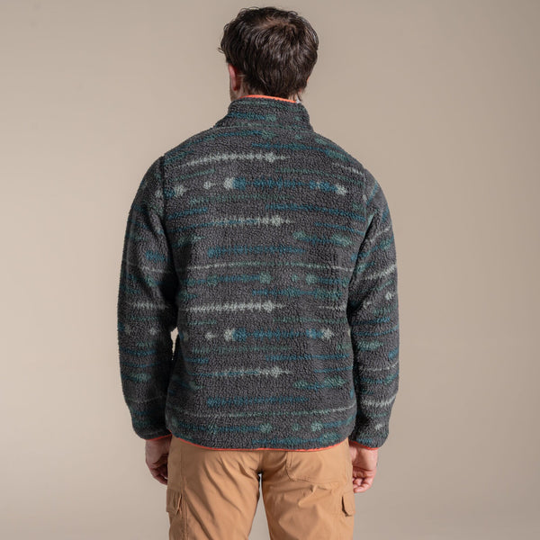 Craghoppers Men’s Rawthey Half Zip Fleece – National Trust Edition, Recycled Borg Fabric