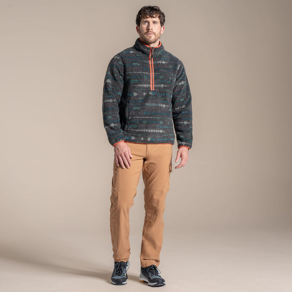Craghoppers Men’s Rawthey Half Zip Fleece – National Trust Edition, Recycled Borg Fabric