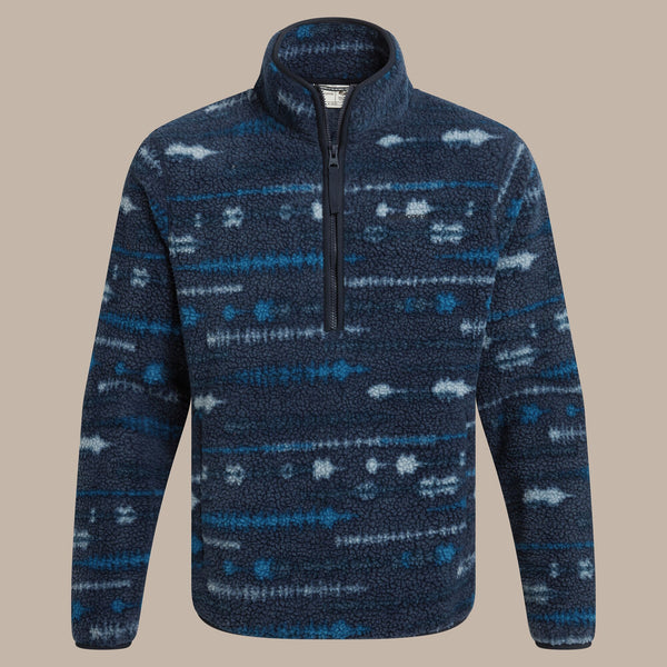 Craghoppers Men’s Rawthey Half Zip Fleece – National Trust Edition, Recycled Borg Fabric