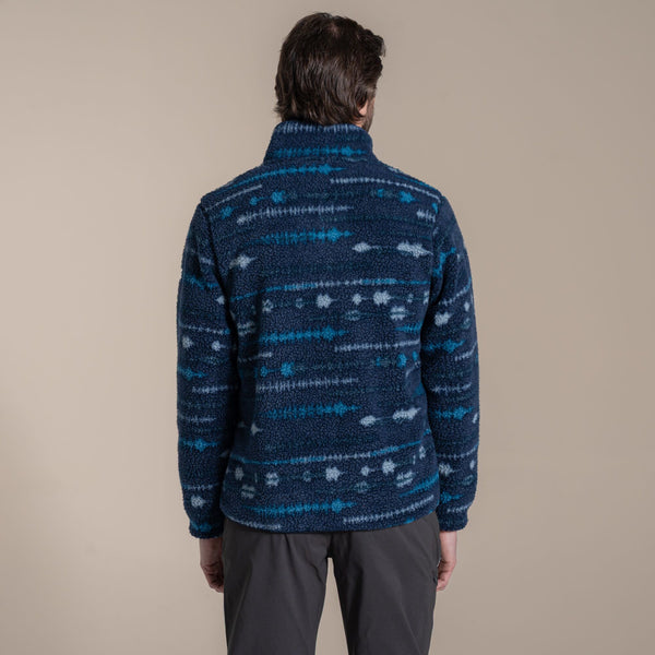 Craghoppers Men’s Rawthey Half Zip Fleece – National Trust Edition, Recycled Borg Fabric