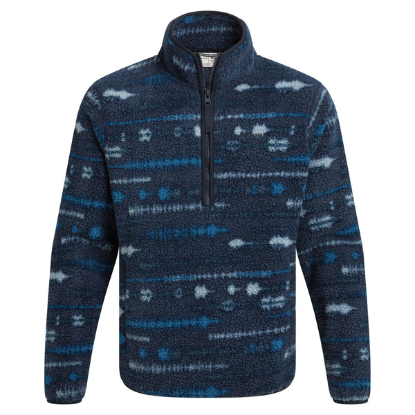 Craghoppers Men’s Rawthey Half Zip Fleece – National Trust Edition, Recycled Borg Fabric
