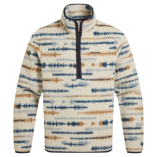 Craghoppers Men’s Rawthey Half Zip Fleece – National Trust Edition, Recycled Borg Fabric