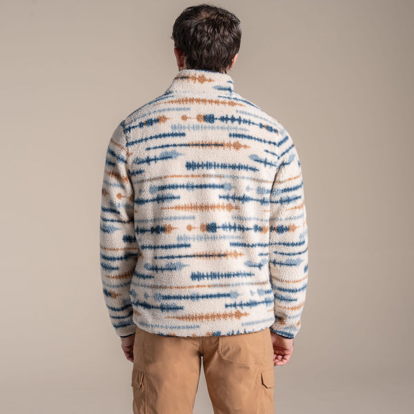 Craghoppers Men’s Rawthey Half Zip Fleece – National Trust Edition, Recycled Borg Fabric