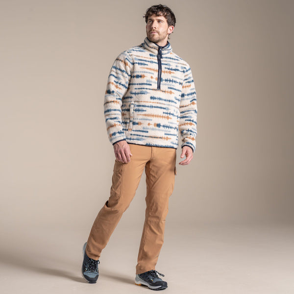 Craghoppers Men’s Rawthey Half Zip Fleece – National Trust Edition, Recycled Borg Fabric