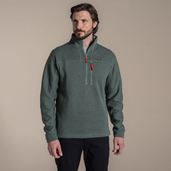 Craghoppers Torney III Men’s Half Zip Fleece – Warm Knitlook Layer