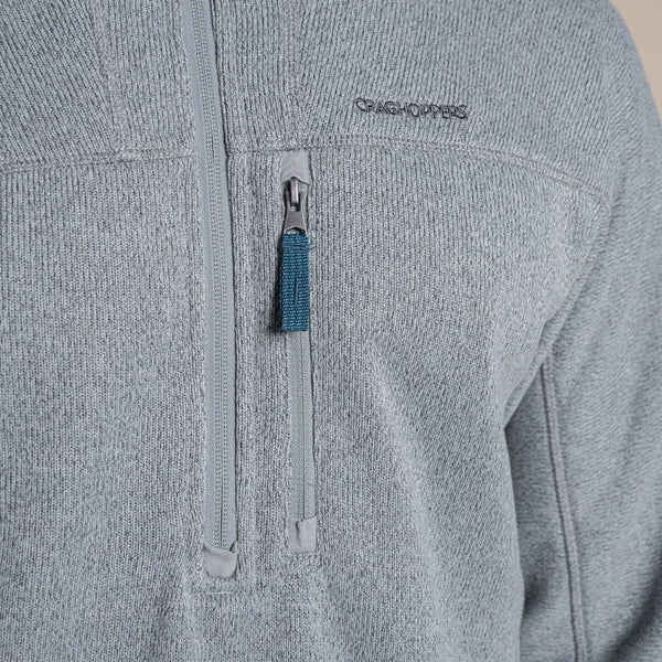 Craghoppers Torney III Men’s Half Zip Fleece – Warm Knitlook Layer