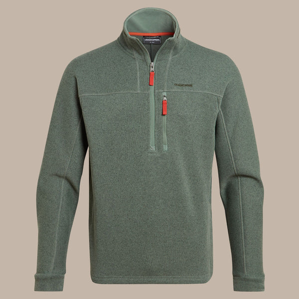 Craghoppers Torney III Men’s Half Zip Fleece – Warm Knitlook Layer