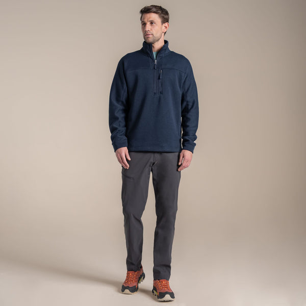 Craghoppers Torney III Men’s Half Zip Fleece – Warm Knitlook Layer