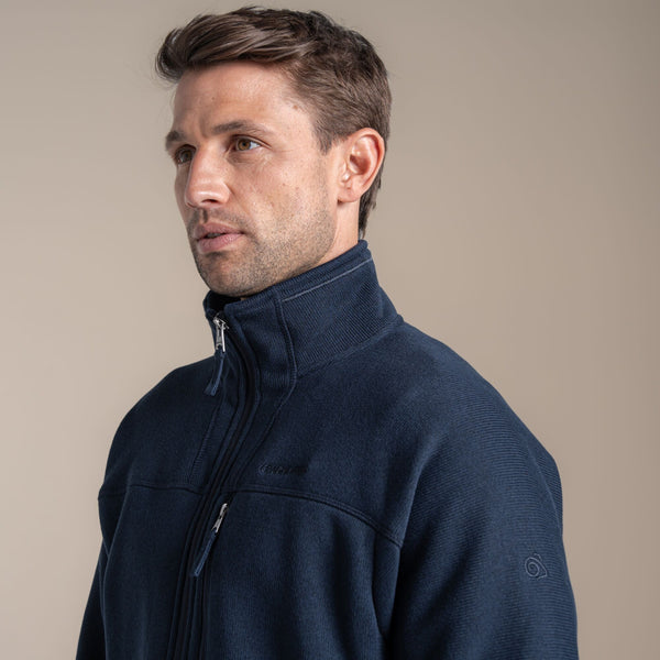 Craghoppers Torney III Men’s Half Zip Fleece – Warm Knitlook Layer