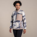 Craghoppers Women’s Grange Half Zip Fleece – Ecru Print CWA415