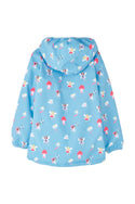 Lighthouse Girls Freya Waterproof Jacket – Pink Dino or Blue Garden Print - Borderland Muff