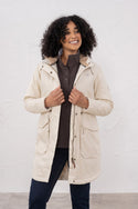 Lighthouse Isobel 3/4 Length Waterproof Jacket – Faux Fur Lined – Women's Coat
