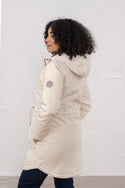 Lighthouse Isobel 3/4 Length Waterproof Jacket – Faux Fur Lined – Women's Coat