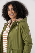 Lighthouse Isobel 3/4 Length Waterproof Jacket – Faux Fur Lined – Women's Coat