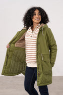 Lighthouse Isobel 3/4 Length Waterproof Jacket – Faux Fur Lined – Women's Coat