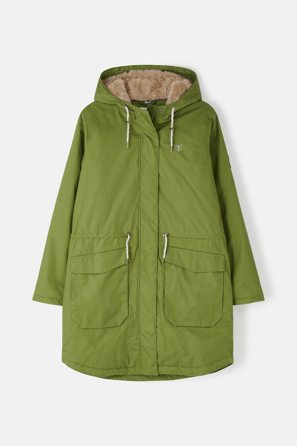 Lighthouse Isobel 3/4 Length Waterproof Jacket – Faux Fur Lined – Women's Coat