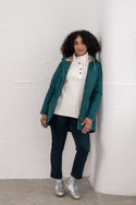 Lighthouse Scarlet Ladies Waterproof Coat – Faux Fur Lined, Breathable Mid-Hip Jacket