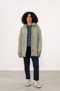 Lighthouse Scarlet Ladies Waterproof Coat – Faux Fur Lined, Breathable Mid-Hip Jacket
