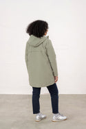 Lighthouse Scarlet Ladies Waterproof Coat – Faux Fur Lined, Breathable Mid-Hip Jacket