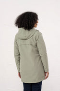 Lighthouse Scarlet Ladies Waterproof Coat – Faux Fur Lined, Breathable Mid-Hip Jacket