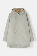 Lighthouse Scarlet Ladies Waterproof Coat – Faux Fur Lined, Breathable Mid-Hip Jacket