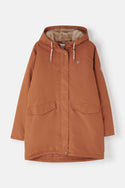 Lighthouse Scarlet Ladies Waterproof Coat – Faux Fur Lined, Breathable Mid-Hip Jacket
