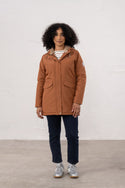 Lighthouse Scarlet Ladies Waterproof Coat – Faux Fur Lined, Breathable Mid-Hip Jacket