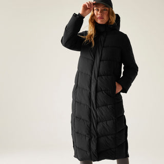 Buy black Regatta Women’s Eloria Quilted Jacket Dark Khaki &amp; Black | Borderland Muff