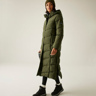 Regatta Women’s Eloria Quilted Jacket Dark Khaki & Black | Borderland Muff